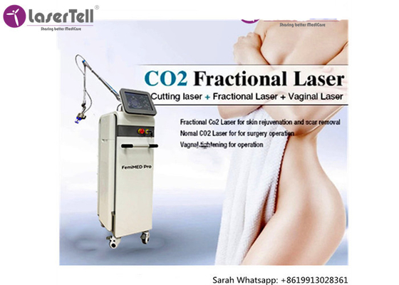 Máy Laser 10,4 &quot;Lcd Salon Co2 Fractional Loại bỏ sẹo mụn